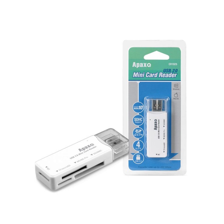 ApaxQ AP-CR1922-W Mini CARD READER 迷你讀咭器 – 白色