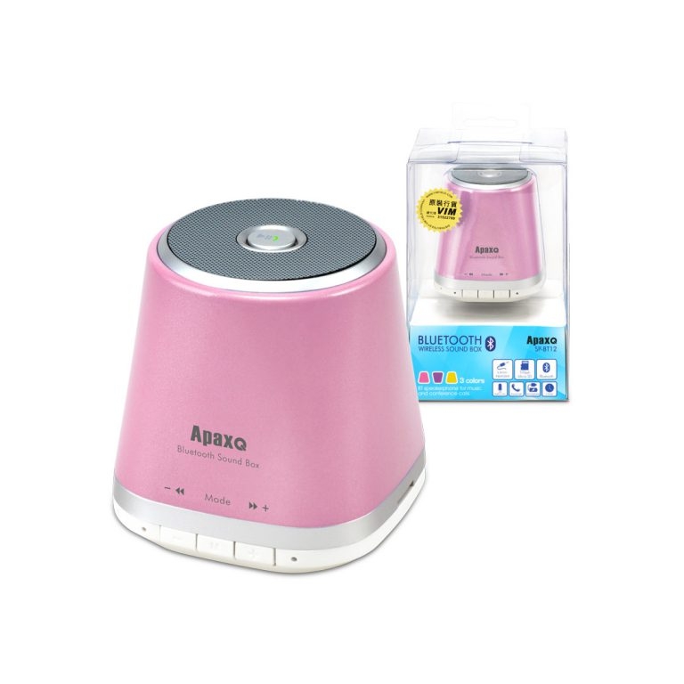 ApaxQ BT12-PK BT 型格藍牙迷你音箱 – 粉紅色
