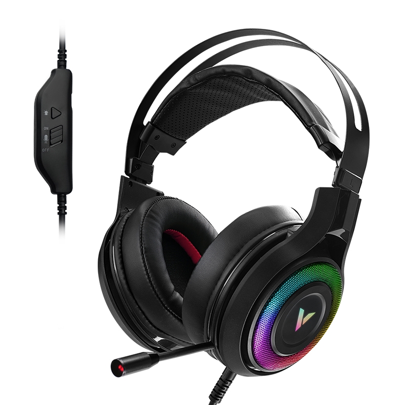 RAPOO - VH520S 虛擬7.1聲道RGB線控 電競耳機
