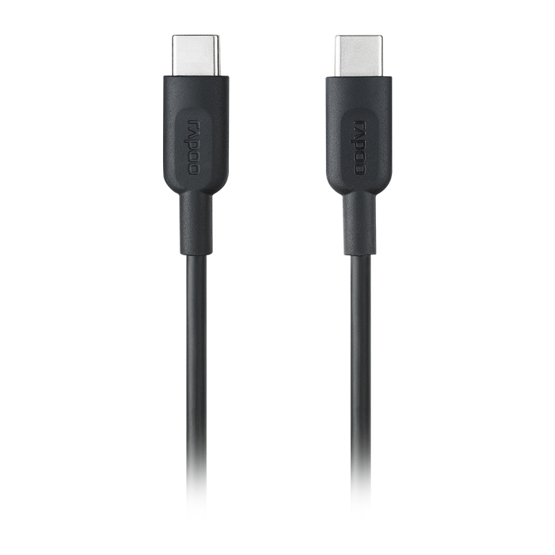 RAPOO - PD60 TYPE C + TYPE C (公對公) PD充電數據綫 (1.5M)