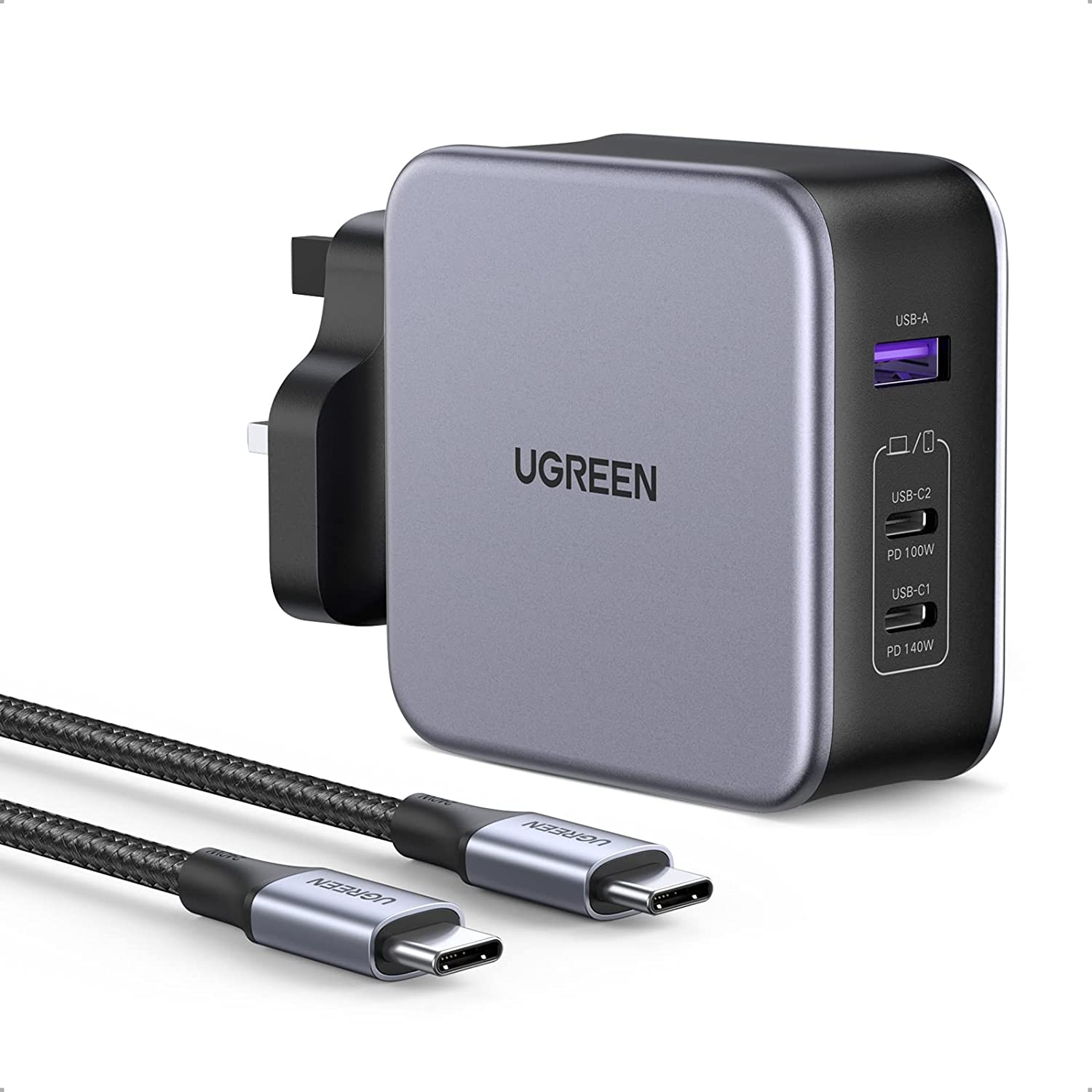 UGREEN - 90322 3合1多端口GaN快速輸出充電器