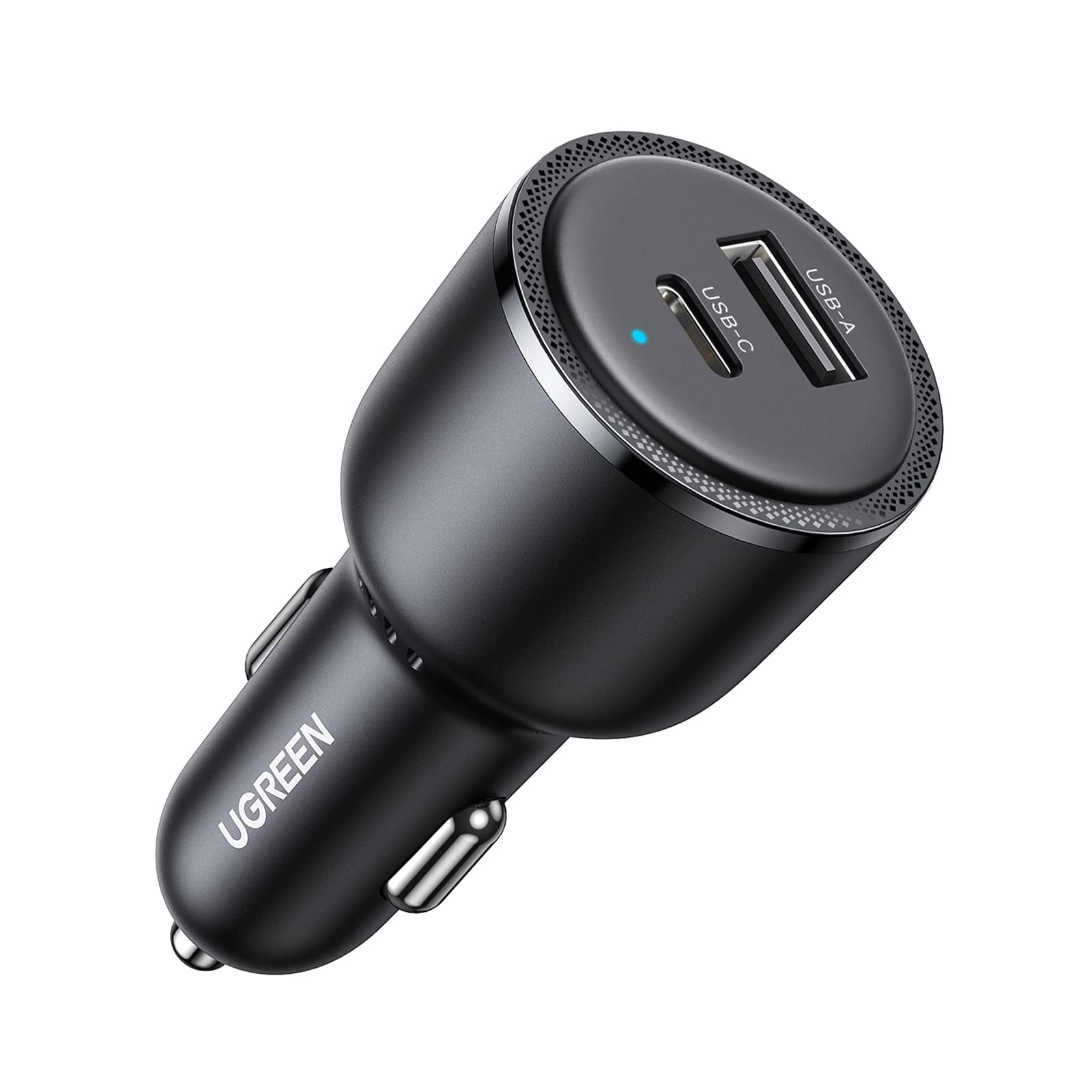 UGREEN CD239 [90645] 雙口PD45W金屬汽車充電器(USB-C+USB-A) Black