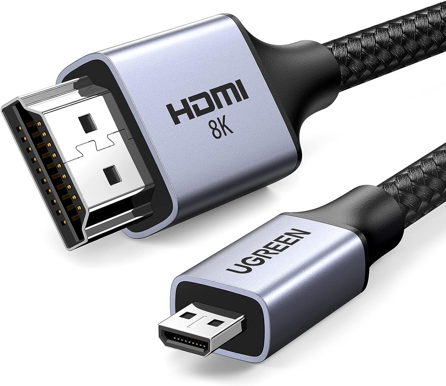 UGREEN - Micro HDMI轉HDMI 雙向傳輸 (1M) UG-15516