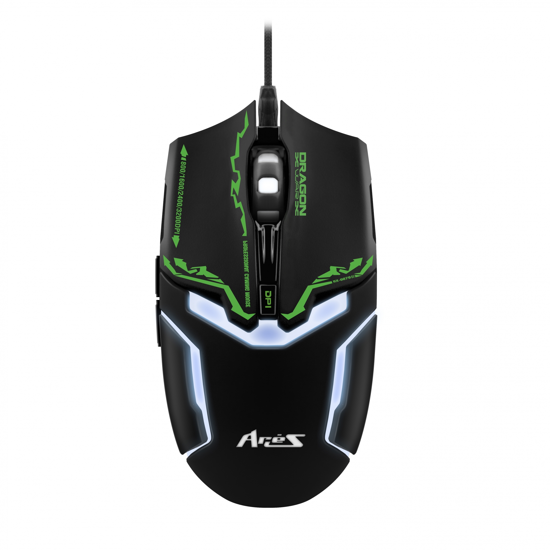 Dragon War - G10-BK 可編程專業電競滑鼠 Gaming Mouse/文書滑鼠