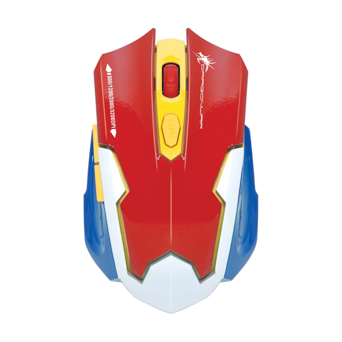 Dragon War - G11-RD 電競遊戲滑鼠 800dpi,1200dpi,2000dpi,3200dpi)