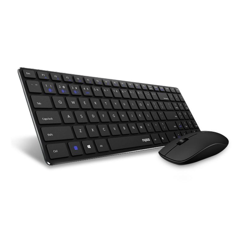RAPOO [9300M-B] Tri-Mode 三模式刀鋒鍵鼠套裝 (BLACK)