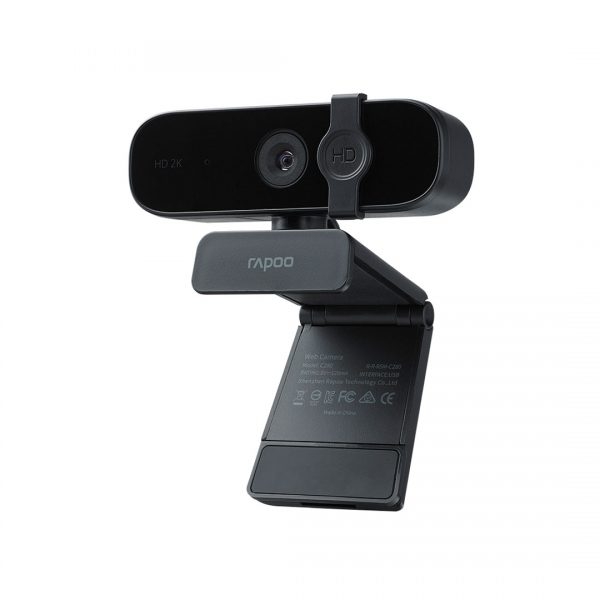 RAPOO [C280-2K] WebCam with Mic, 2K 自動對焦 - 附鏡頭蓋