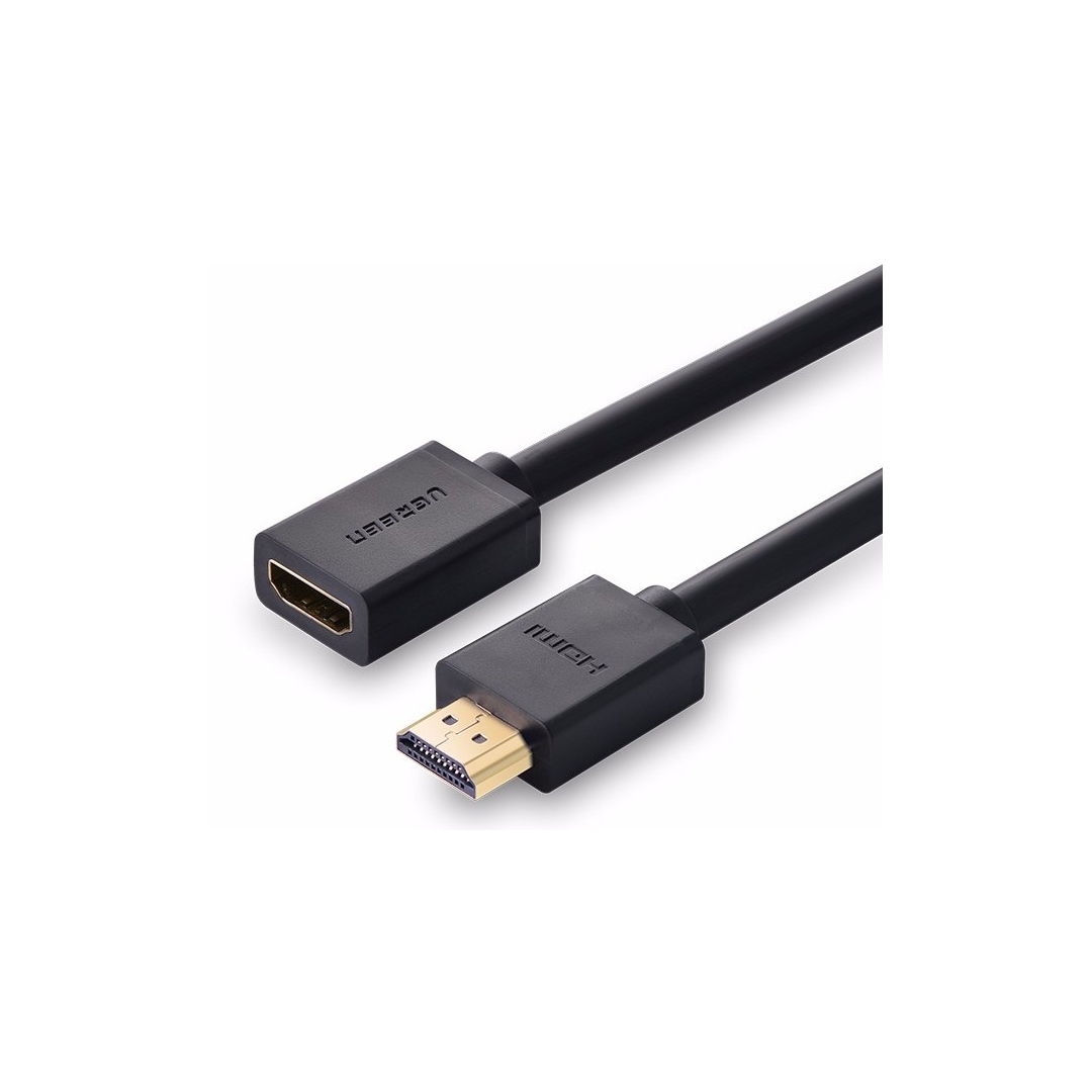 UGREEN HD107 [10141] HDMI 延長線 (公對母) Black - 1M