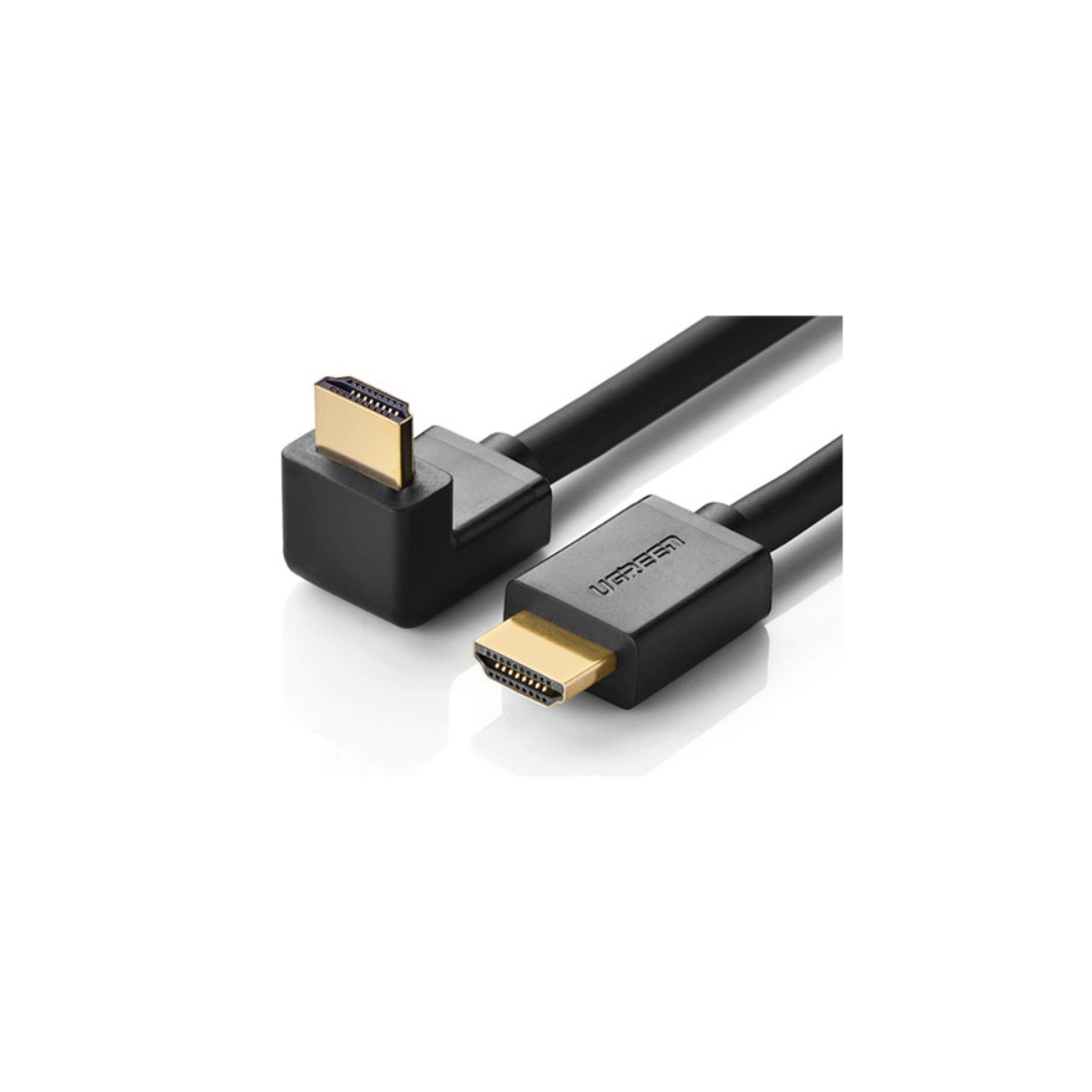 UGREEN HD103-B [10172] HDMI 2.0 直對彎高清線 – 大邊朝外 1米