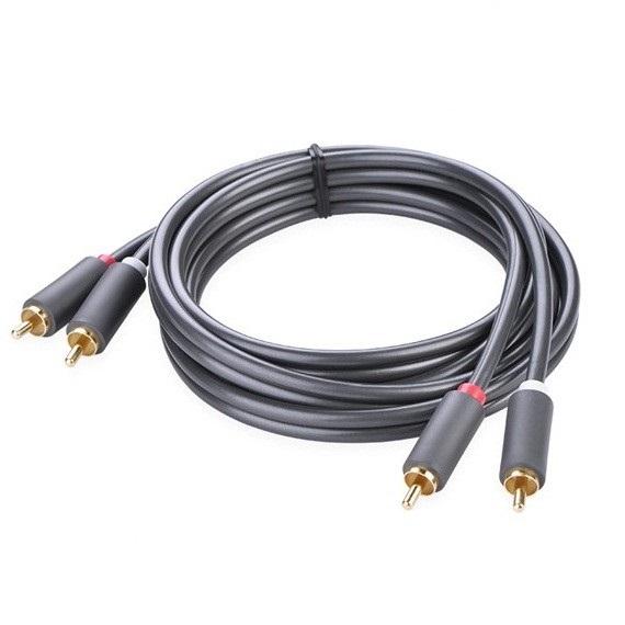 UGREEN AV104 [10519] 2RCA To 2RCA 蓮花頭音頻線 - 3M