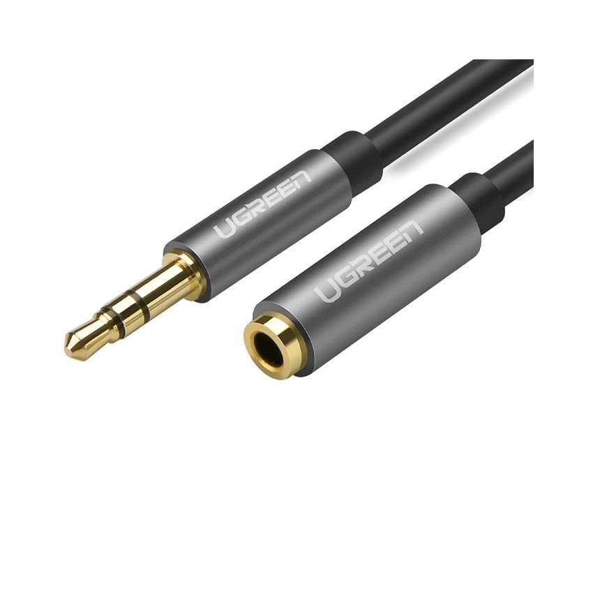 UGREEN AV118-A [10538] 3.5mm音頻耳機延長線 (M>F) 黑色 5M