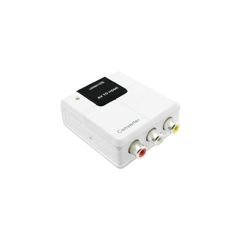 UGREEN [40225] AV to HDMI 轉換器 1080P, 3RCA蓮花頭